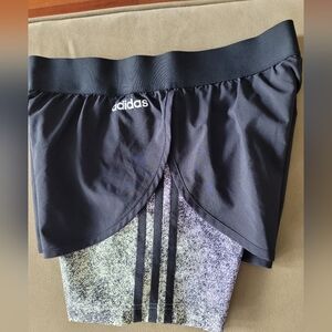 Adidas black gym shorts sm.